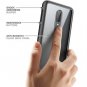 OnePlus 6 Protective Case Hybrid Sleek Transparent Back Cover Slim Fit Black