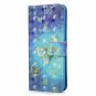 Samsung Galaxy S9 Case Wallet PU Leather Kickstand Card Slots Shockproof Blue