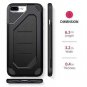 iPhone 8 Plus 7 Plus Case Scratch Resistant PC TPU Scratch Resistant Slim Black