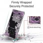 Samsung Galaxy Note 9 Silicone Case Rubber Soft Flexible Durable Purple Flower