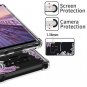 Samsung Galaxy Note 9 Silicone Case Rubber Soft Flexible Durable Purple Flower
