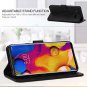 LG V40 Thinq Case Wallet Cover Flip TPUPU Leather Case with Kickstand Black