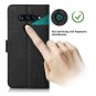 LG V40 Thinq Case Wallet Cover Flip TPUPU Leather Case with Kickstand Black