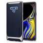 Samsung Galaxy Note 9 Case With Flexible Inner Reinforced Hard Bumper Silver