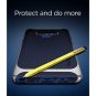 Samsung Galaxy Note 9 Case With Flexible Inner Reinforced Hard Bumper Silver