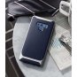 Samsung Galaxy Note 9 Case With Flexible Inner Reinforced Hard Bumper Silver
