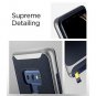 Samsung Galaxy Note 9 Case With Flexible Inner Reinforced Hard Bumper Silver