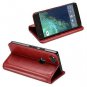 Google Pixel 2 Wallet Case Kickstand Genuine Leather Card Slots Magnetic Closure