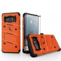 Galaxy Note 8 Case Kickstand Screen Protector Military Grade Drop Tested Orange