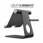 MoKo Tablet Stand, Adjustable Aluminum Cellphone Desktop Holder, Fit 4