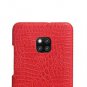 Huawei Mate 20 Pro Case, Almiao [UltraThin] Premium PU Leather Slim Cover Red