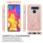 LG V40 Glitter Case LG V40 ThinQ Case with HD Screen Protector Glitter Bling
