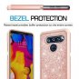 LG V40 Glitter Case LG V40 ThinQ Case with HD Screen Protector Glitter Bling