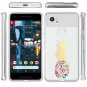 Google Pixel 2 XL Case Anti-Scratch PC Shockproof Anti-Drop Colorful Pineapple