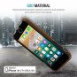 iPhone 8 Plus Case Heavy Duty Hybrid Shock Absorbing Dual Layer Slim Clear Black