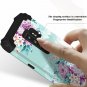 Samsung Galaxy S9 Plus Shockproof Case Full Body Protective Hybrid Flower Blue