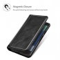 Google Pixel 2 Case Wallet Genuine Leather Card Slots Kickstand Durable Black
