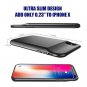 iPhone XS Battery Case 3200mAh Power Bank xtended Battery Charger Case Black