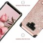 Samsung Galaxy Note 9 Case Glitter Sparkle Shockproof Women Slim Shiny Rose Gold