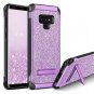 Samsung Galaxy Note 9 Case Glitter Sparkle Women Slim Shiny Shockproof Purple