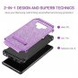 Samsung Galaxy Note 9 Case Glitter Sparkle Women Slim Shiny Shockproof Purple