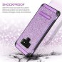 Samsung Galaxy Note 9 Case Glitter Sparkle Women Slim Shiny Shockproof Purple