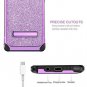 Samsung Galaxy Note 9 Case Glitter Sparkle Women Slim Shiny Shockproof Purple