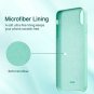 iPhone XR Soft Case Scratch Resistance Liquid Silicone Cover Perfect Grip Mint