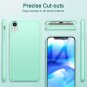 iPhone XR Soft Case Scratch Resistance Liquid Silicone Cover Perfect Grip Mint