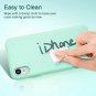 iPhone XR Soft Case Scratch Resistance Liquid Silicone Cover Perfect Grip Mint