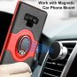 amsung Galaxy Note 9 Case Ring Holder Kickstand Anti Scratch Bumper Grip Red