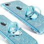 Google Pixel 2 XL Glitter Case Women Girls Diamond Kickstand Anti Scratct Blue