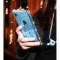 Google Pixel 2 XL Glitter Case Women Girls Diamond Kickstand Anti Scratct Blue