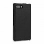 BlackBerry Key2 Case Wallet Slim Vertical Leather Flip Cover Shockproof Black