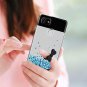 Google Pixel 2 XL Case Moving Quicksand HD Screen Protector Hybrid TPU Blue