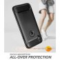 iPhone XS Max Case with Built-in Screen Protector Full-body Rugged Cover Black