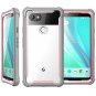 Google Pixel 2 XL Case Screen Protector Rugged Shockproof Slim Fit Durable Pink
