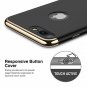 iPhone 8 Plus Case Slim Fit Hard Wireless Charging Matte-Finish Cover Black NEW