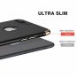 iPhone 8 Plus Case Slim Fit Hard Wireless Charging Matte-Finish Cover Black NEW