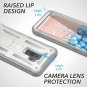 Samsung Galaxy S9 Plus Case With Kickstand Built-in Screen Protector White Gray
