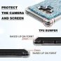 Samsung Galaxy Note 9 Case Glitter Slim Luxury Bling TPU Shockproof Clear Blue