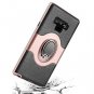 Samsung Galaxy Note 9 Case Ring Holder Shockproof Dual Layer Slim Fit Rose Gold