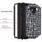 Samsung Galaxy Note 9 Shockproof Case Sparkle Glitter Heavy Duty Slim Fit Black