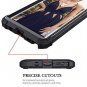Samsung Galaxy Note 9 Shockproof Case Sparkle Glitter Heavy Duty Slim Fit Black