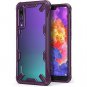 Huawei P20 Pro Case Ergonomic Design Shock Absorbent Hard PC Transparent Purple