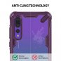 Huawei P20 Pro Case Ergonomic Design Shock Absorbent Hard PC Transparent Purple