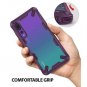 Huawei P20 Pro Case Ergonomic Design Shock Absorbent Hard PC Transparent Purple
