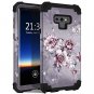 Samsung Galaxy Note 9 Case Shockproof Hard Plastic Silicone Dual Layer Purple