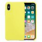 IPhone XS / X Case Slim Silicone Gel Rubber Shockproof Protective Cover Yellow