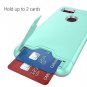 Google Pixel 2 XL Wallet Case Kickstand Card Holder Shock Absorbent Mint Green
